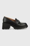 Шкіряні туфлі Charles Footwear Kiara жіночі колір чорний каблук блок Kiara.Loafer (2968062)