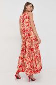 Бавовняна сукня Beatrice B колір червоний maxi розкльошена