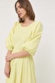 Сукня Beatrice B колір жовтий midi розкльошена