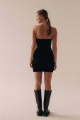 Сукня MUUV. колір чорний mini облягаюча (3171587)