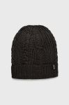Шапка з домішкою вовни Bomboogie колір чорний