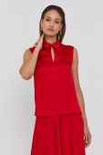 Блузка Beatrice B жіноча колір червоний однотонна
