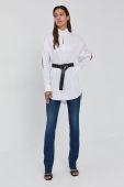 Блузка Nissa жіноча колір білий гладка