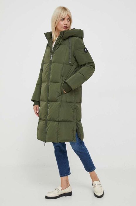 Пухова куртка Mos Mosh жіноча колір зелений зимова