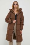 Пухова куртка Mos Mosh жіноча колір коричневий зимова