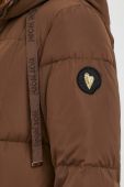 Пухова куртка Mos Mosh жіноча колір коричневий зимова