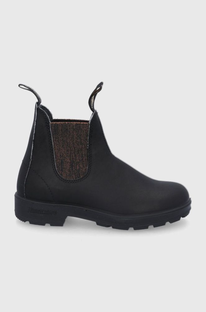 Шкіряні черевики Blundstone 1924 жіночі колір чорний на плоскому ходу