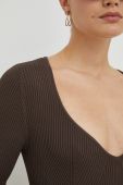 Светр Herskind жіночий колір коричневий легкий
