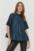 Блузка Beatrice B жіноча колір синій однотонна