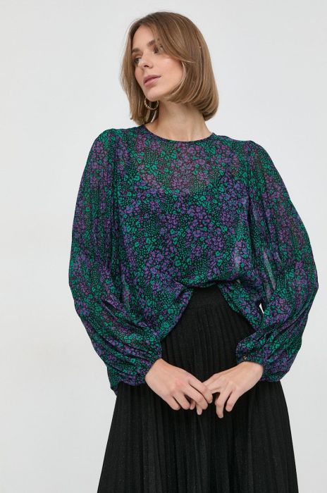 Блузка Nissa жіноча візерунок колір барвистий