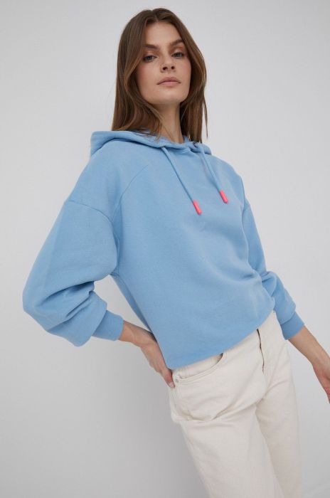 Кофта Frieda & Freddies жіноча  однотонна колір блакитний