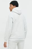 Кофта Brixton чоловіча колір сірий з капюшоном однотонна