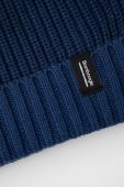 Шапка з домішкою вовни Bomboogie колір блакитний