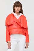 Пухова куртка Liviana Conti жіноча колір помаранчевий перехідна