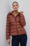 Пухова куртка Blauer жіноча колір коричневий зимова