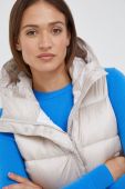 Пухова безрукавка Bomboogie жіночий колір бежевий перехідний