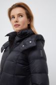 Пухова куртка Bomboogie жіноча колір чорний перехідна