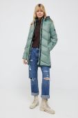 Куртка Frieda & Freddies жіноча колір зелений перехідна (2738833)