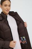 Куртка Frieda & Freddies жіноча колір коричневий перехідна (2738729)