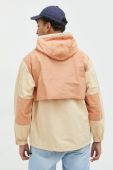 Куртка HUF чоловіча колір бежевий перехідна oversize