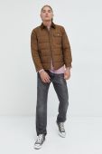 Куртка Brixton чоловіча колір коричневий перехідна