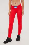 Легінси для тренувань LaBellaMafia Go On жіночі колір червоний з аплікацією