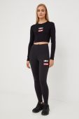 Легінси для тренувань LaBellaMafia Go On жіночі колір чорний однотонні