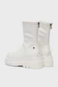 Черевики GOE жіночі колір білий на платформі злегка утеплена