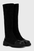 Чоботи GOE жіночі колір чорний на платформі