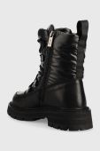 Черевики GOE жіночі колір чорний на платформі утеплене