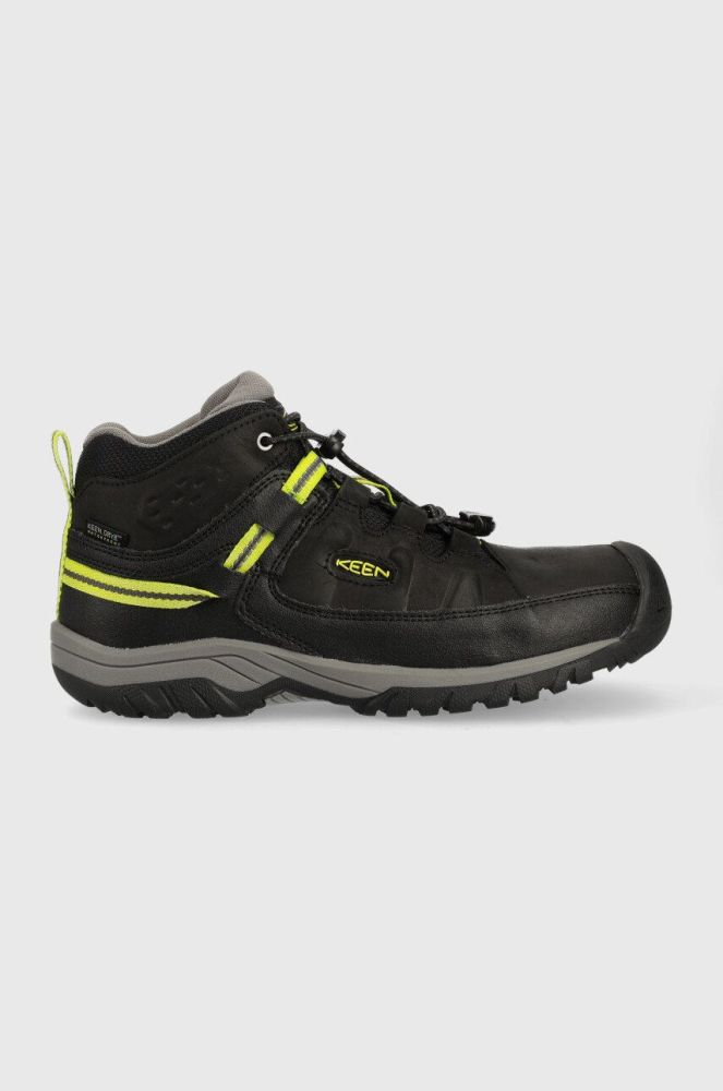 Дитячі черевики Keen Targhee Mid WP колір чорний