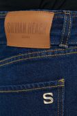 Джинси Silvian Heach Kansuke жіночі висока посадка колір темно-синій