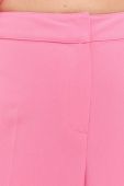 Штани Notes du Nord жіночі колір рожевий пряме висока посадка