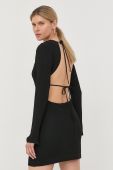 Сукня Herskind колір чорний mini облягаюча (2440948)