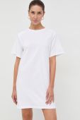 Бавовняна сукня Notes du Nord колір білий mini пряма