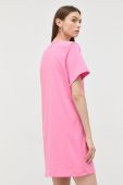 Бавовняна сукня Notes du Nord колір рожевий mini пряма
