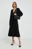 Сукня Nissa колір чорний mini розкльошена (2730002)