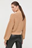 Кардиган з домішкою вовни Notes du Nord жіночий колір коричневий теплий