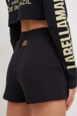 Шорти LaBellaMafia жіночі колір чорний з принтом висока посадка (2734479)