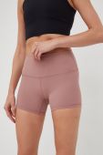 Шорти для йоги Joy in me Rise жіночі колір рожевий однотонні середня посадка