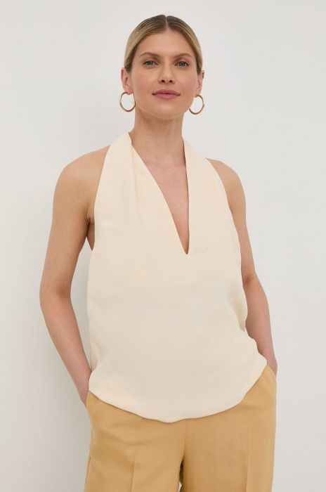 Блузка Herskind колір бежевий