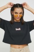 Бавовняна футболка HUF колір чорний (2849372)