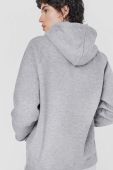 Бавовняна кофта Tous жіноча колір сірий з капюшоном з принтом