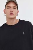 Кофта Volcom чоловіча колір чорний однотонна (3539323)
