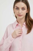 Сорочка Rich & Royal жіноча колір рожевий relaxed класичний комір