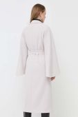Пальто Silvian Heach жіночий колір бежевий перехідний
