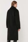Пальто Silvian Heach жіночий колір чорний перехідний oversize (3401713)