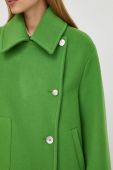 Вовняне пальто Beatrice B колір зелений перехідний oversize