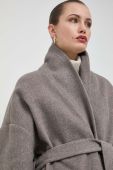 Вовняне пальто Beatrice B колір сірий перехідний oversize