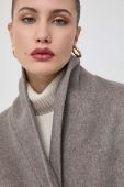 Вовняне пальто Beatrice B колір сірий перехідний oversize